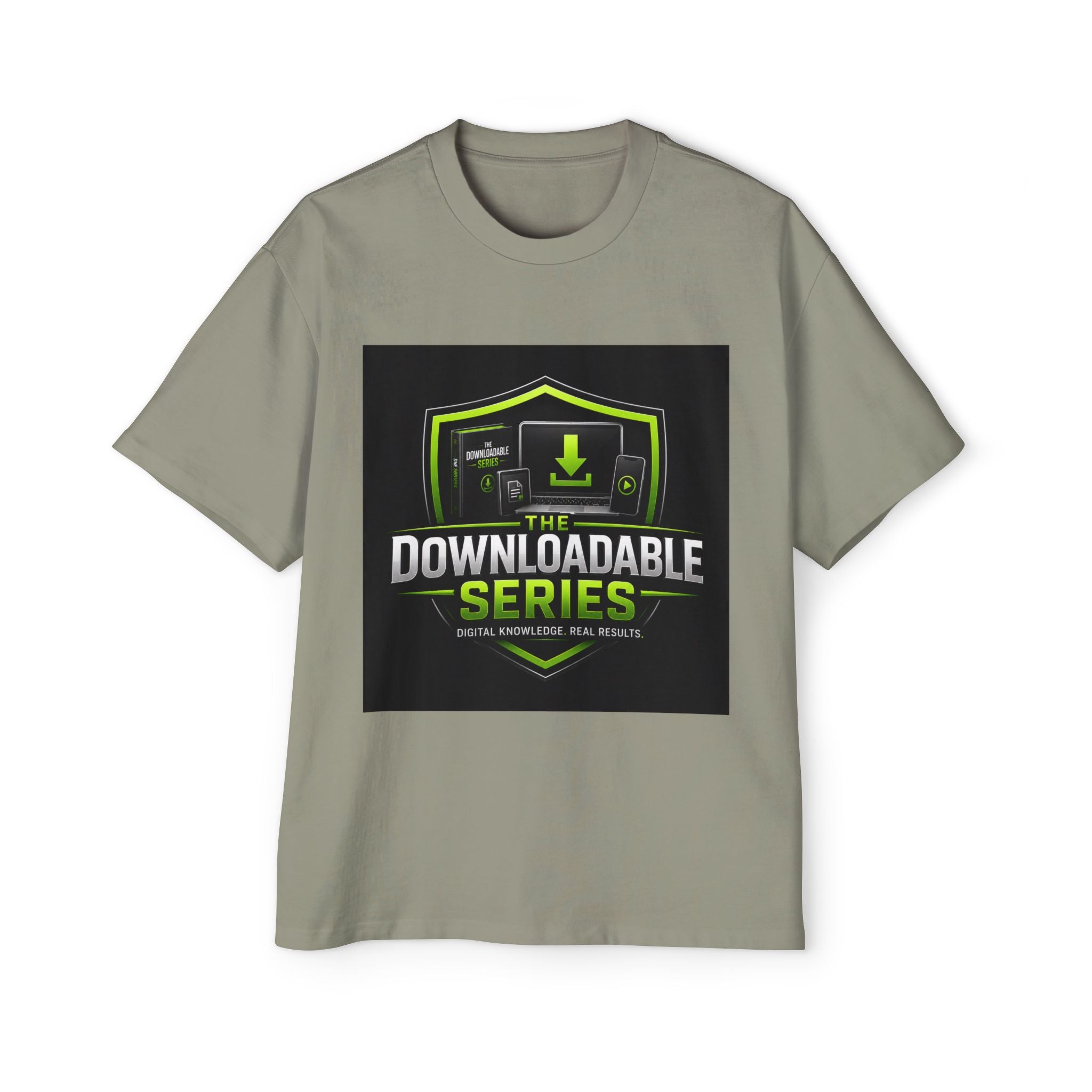 Downloadable Series Tee — Gaming Digital Content Graphic T‑Shirt