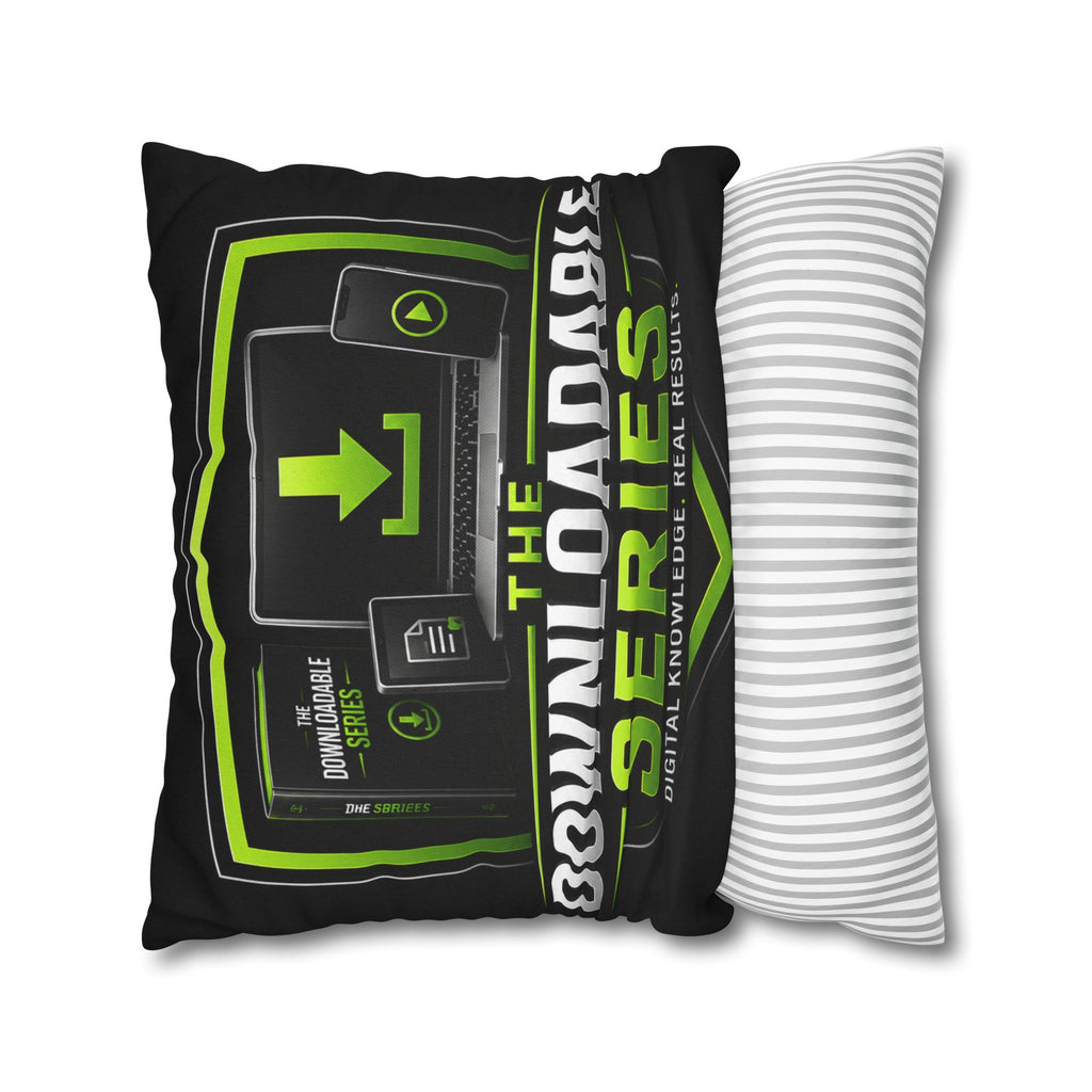 Downloadable Series Decorative Pillowcase – Digital Knowledge Graphic Throw Pillow