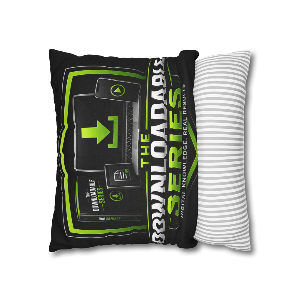 Downloadable Series Decorative Pillowcase – Digital Knowledge Graphic Throw Pillow