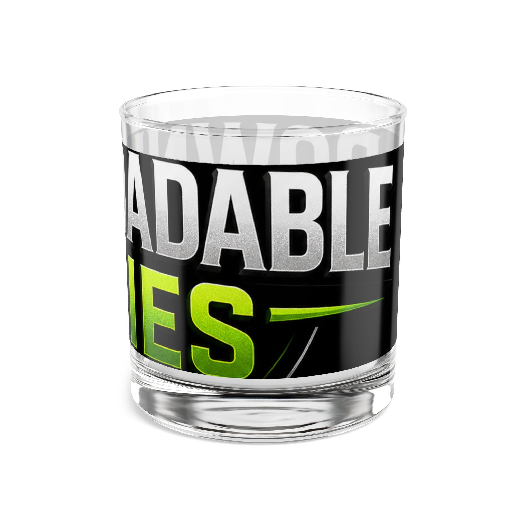 10oz Rocks Glass — 'Download Series' Bold Logo Whiskey Tumbler