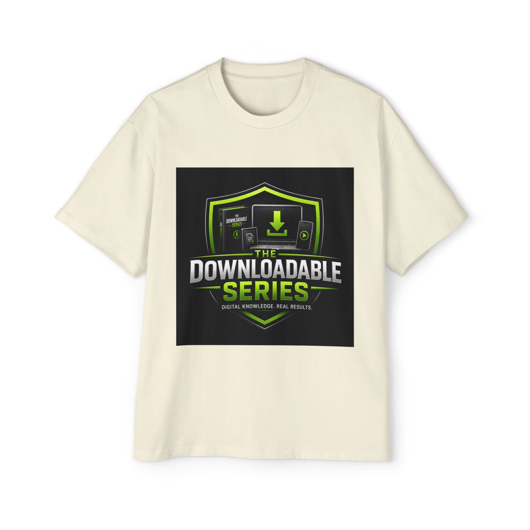 Downloadable Series Tee — Gaming Digital Content Graphic T‑Shirt