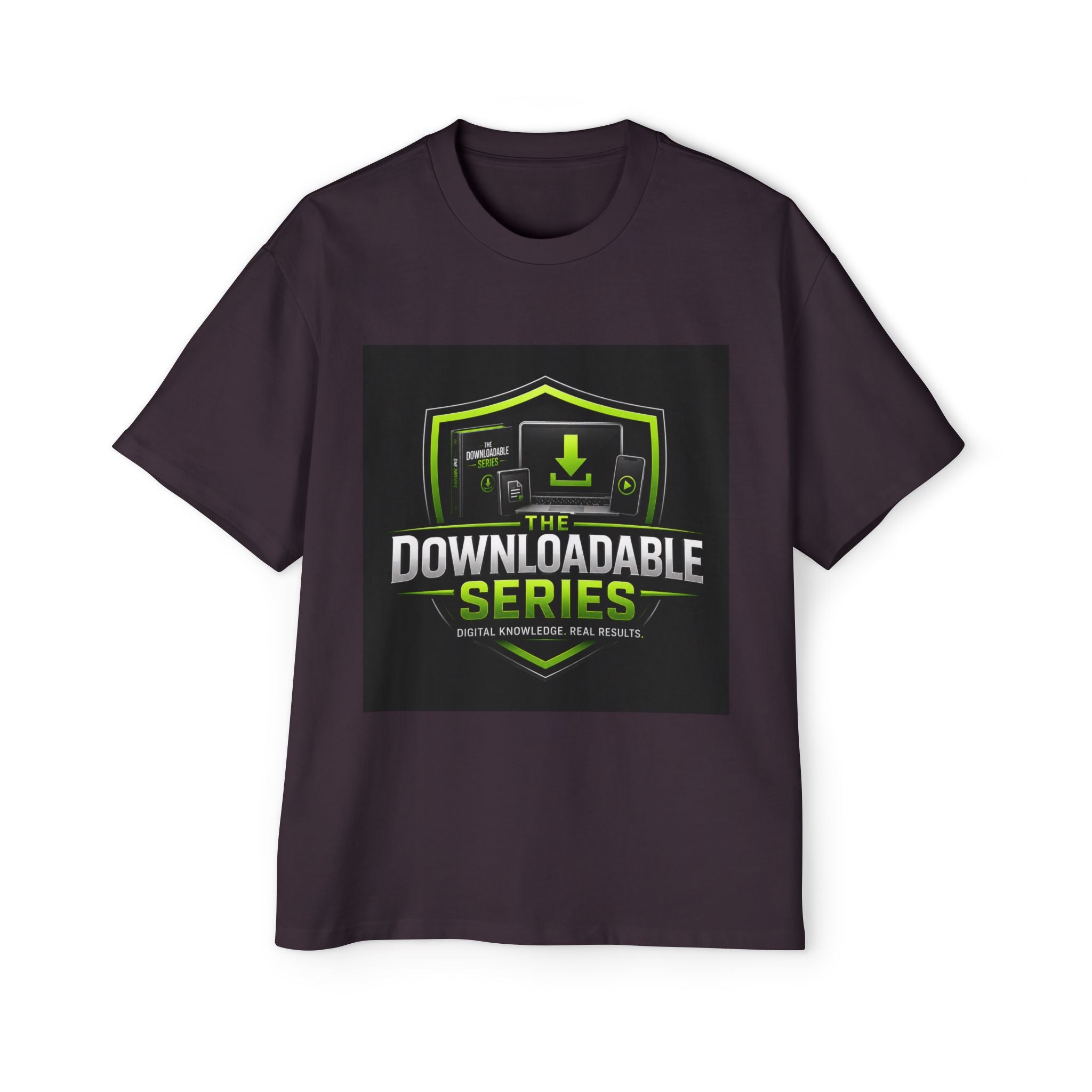 Downloadable Series Tee — Gaming Digital Content Graphic T‑Shirt