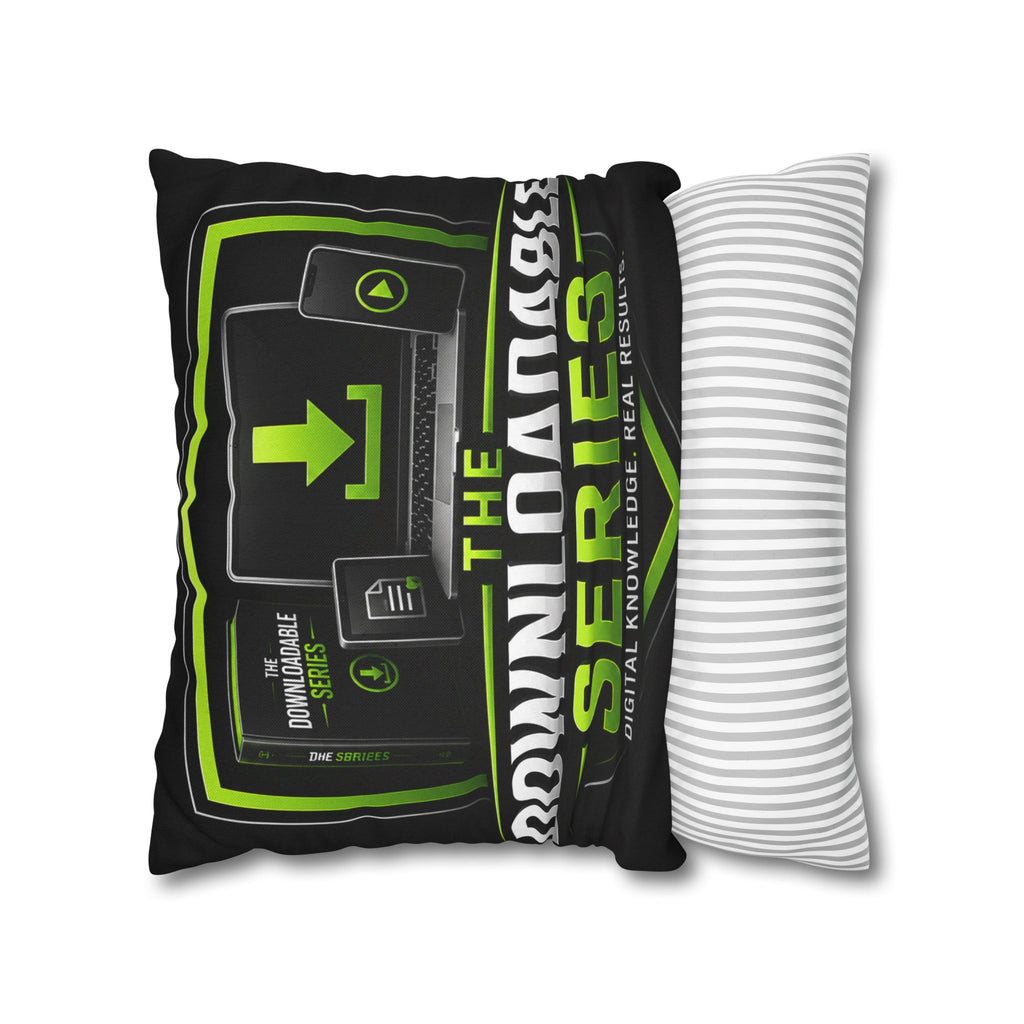 Downloadable Series Decorative Pillowcase – Digital Knowledge Graphic Throw Pillow