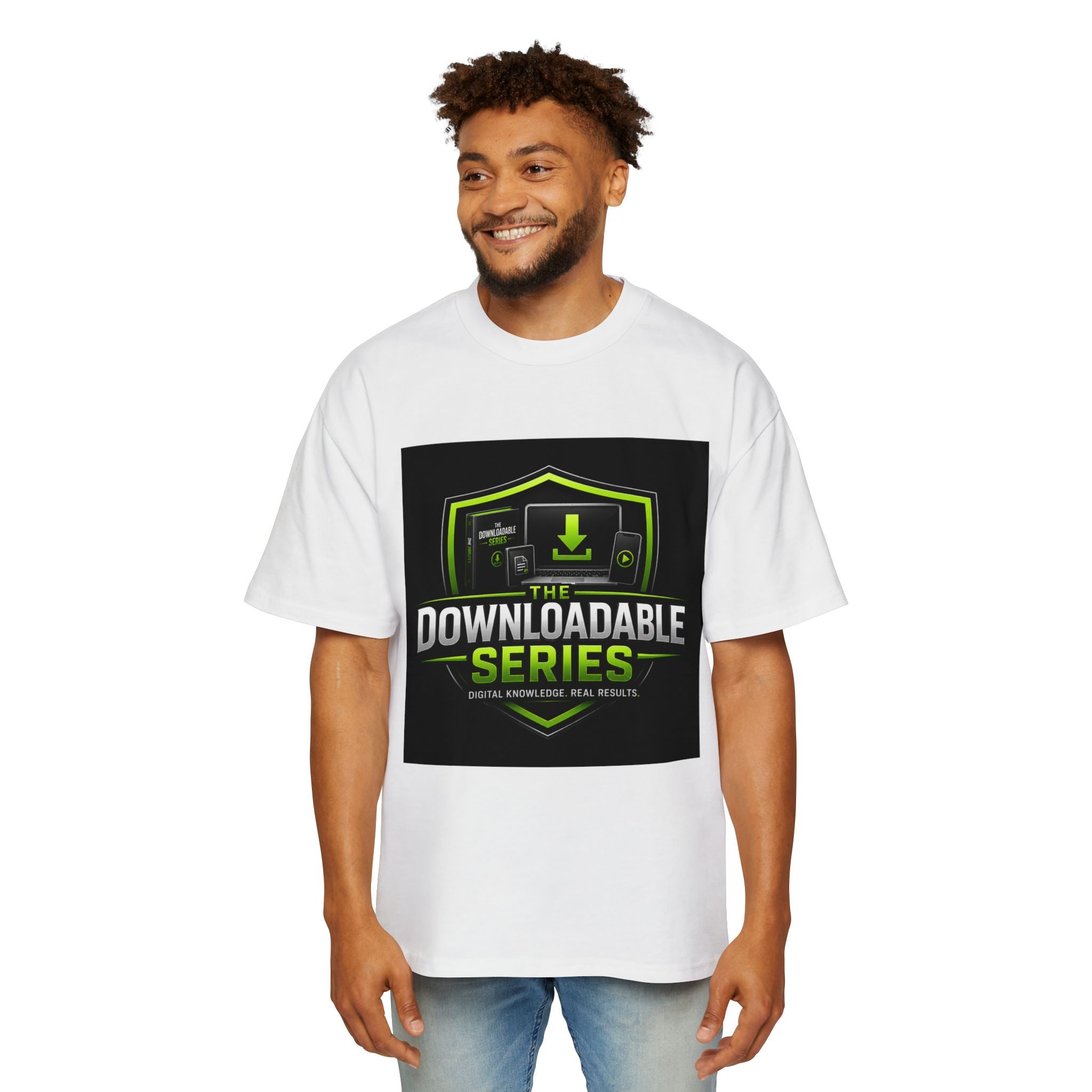 Downloadable Series Tee — Gaming Digital Content Graphic T‑Shirt