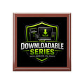 Downloadable Series Jewelry Box – Black Gloss Keepsake Chest with Green Logo