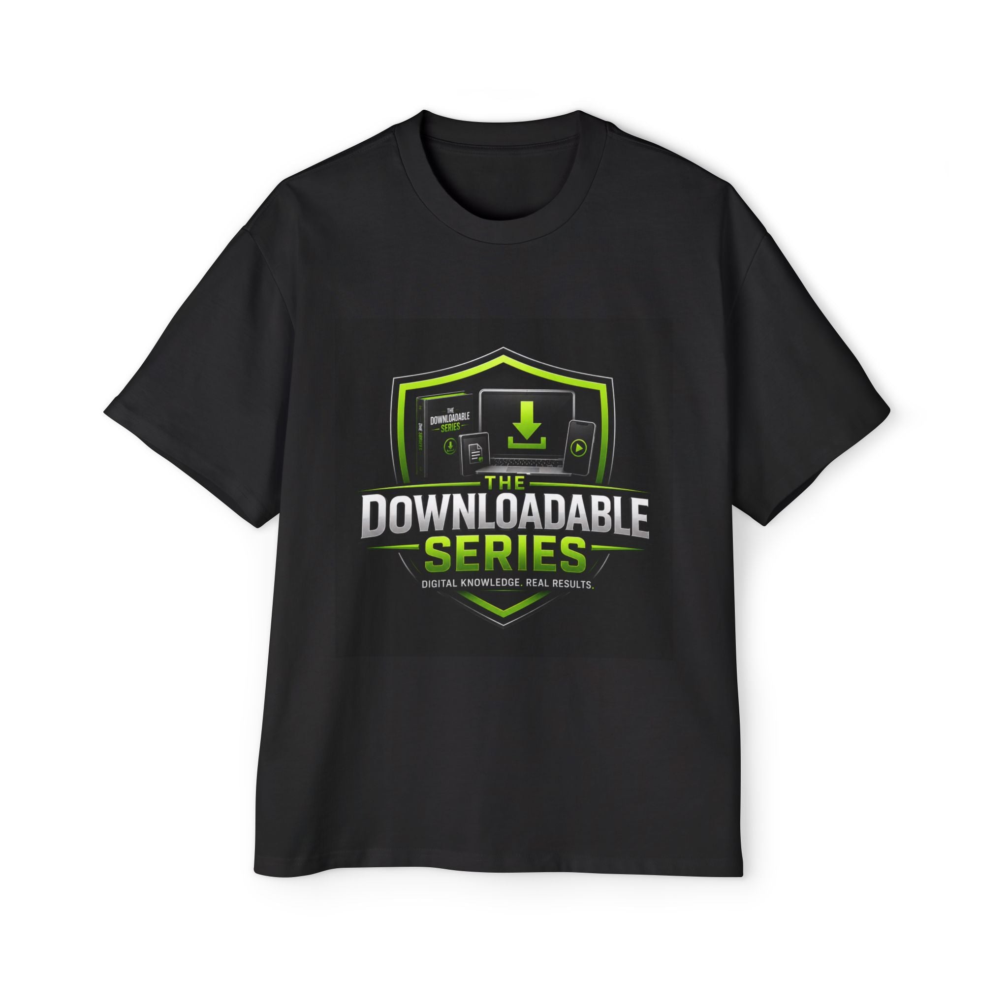 Downloadable Series Tee — Gaming Digital Content Graphic T‑Shirt