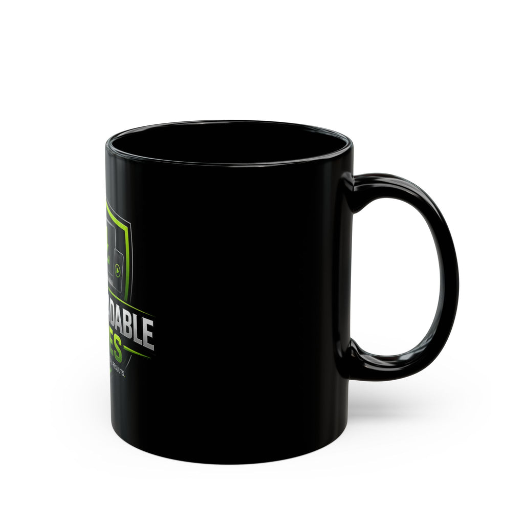 The Downloadable Series Black Mug — 11oz/15oz Coffee Cup