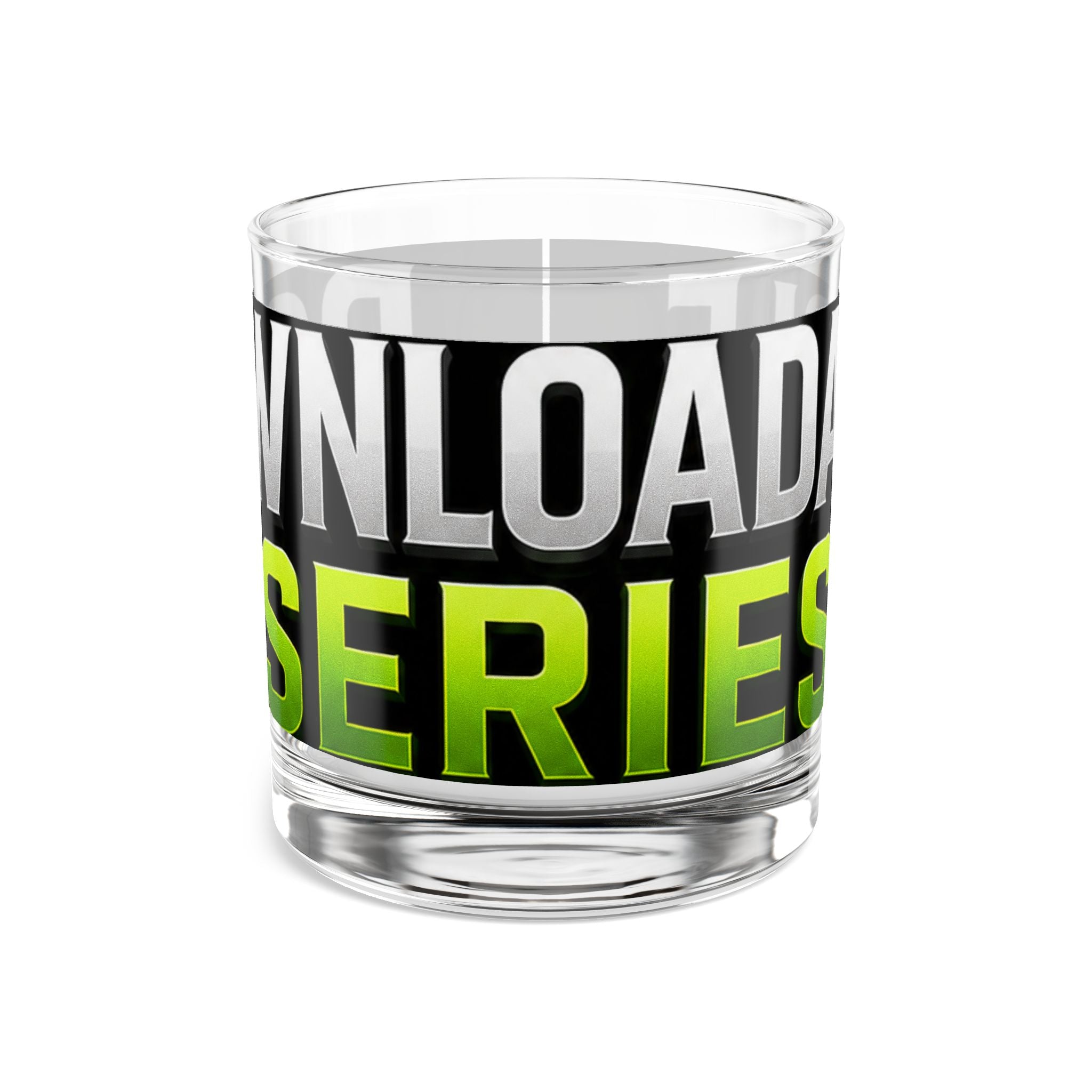 10oz Rocks Glass — 'Download Series' Bold Logo Whiskey Tumbler