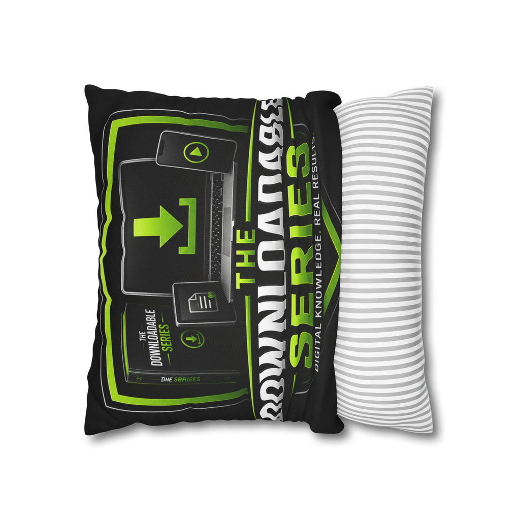Downloadable Series Decorative Pillowcase – Digital Knowledge Graphic Throw Pillow