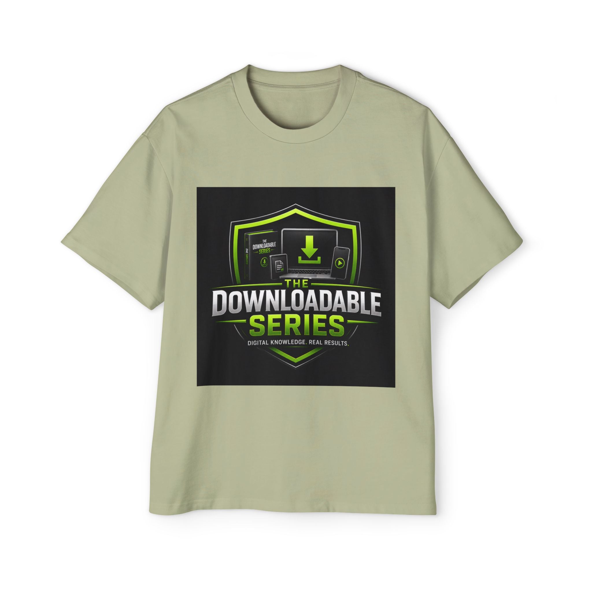 Downloadable Series Tee — Gaming Digital Content Graphic T‑Shirt