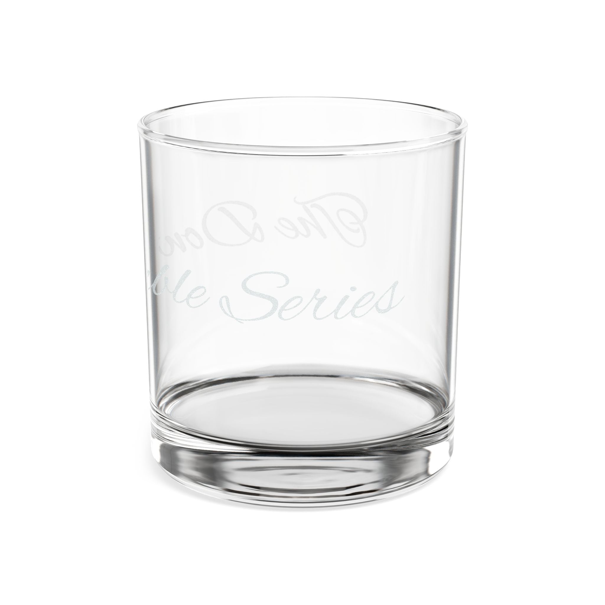 Engraved 10oz Rocks Glass — Personalized Whiskey Tumbler (The Don/Series Script)