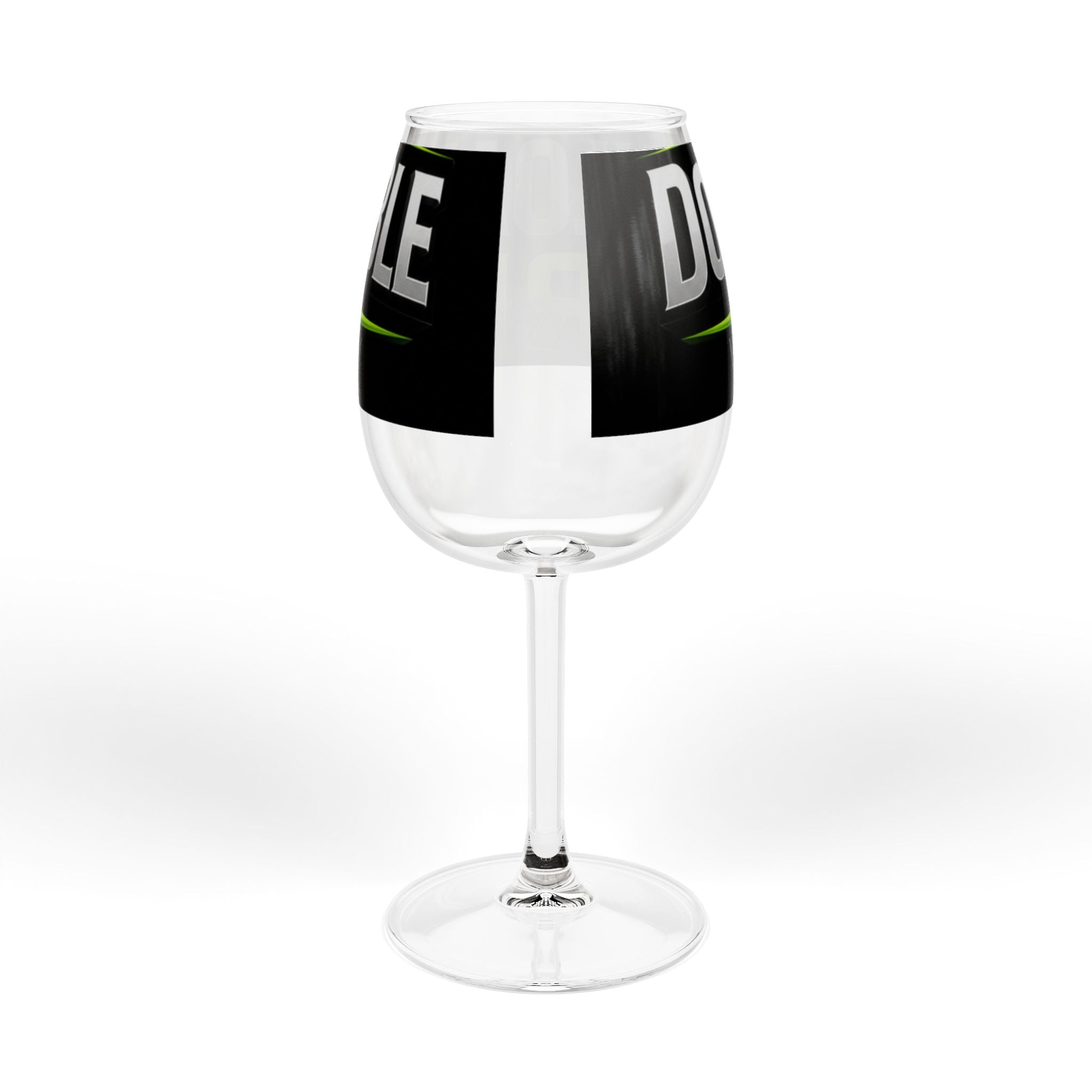 Download Series 12oz Wine Glass — Branded Logo Stemware for Fans & Events