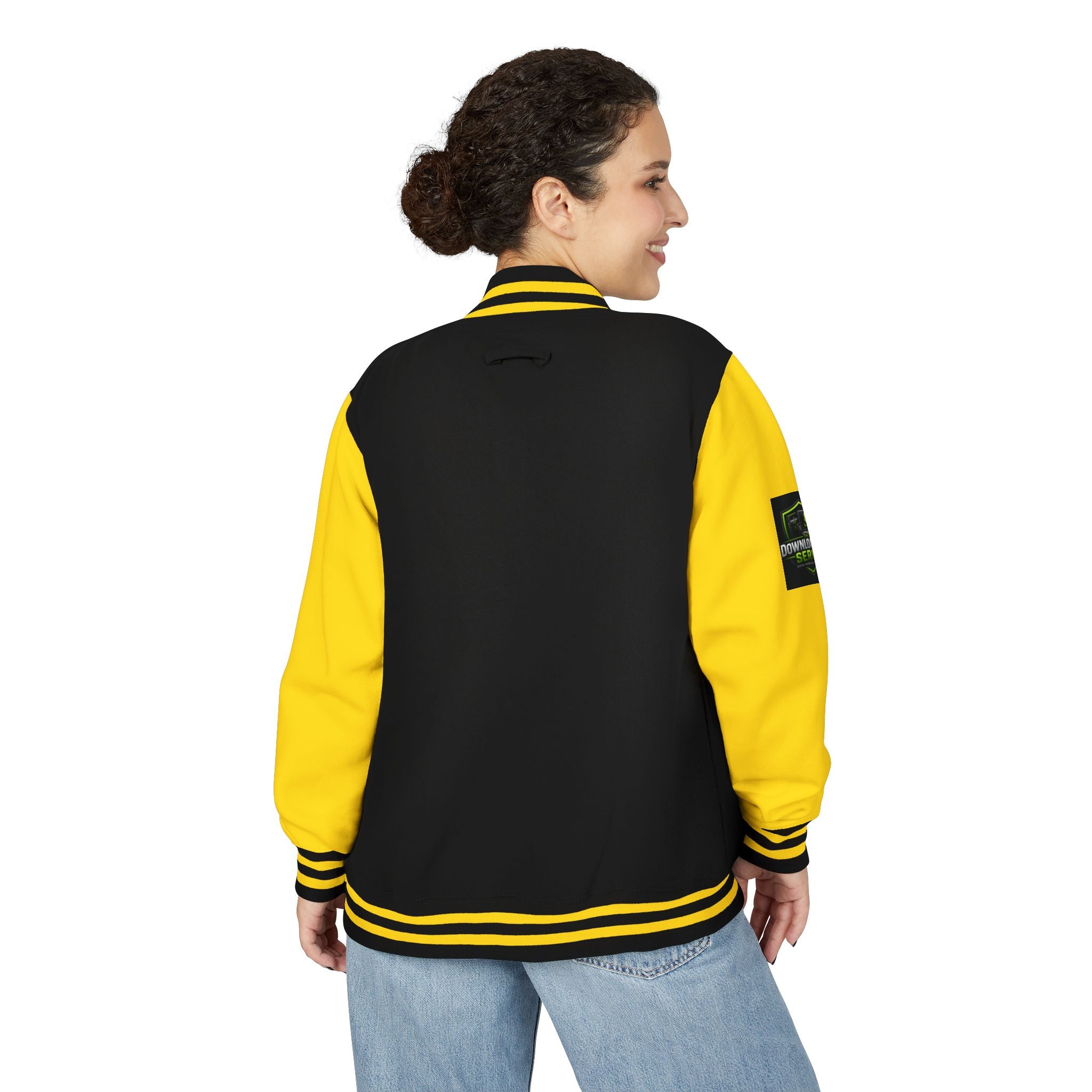 Letterman Jacket — Downrange Coffee Co. Badge Varsity Jacket