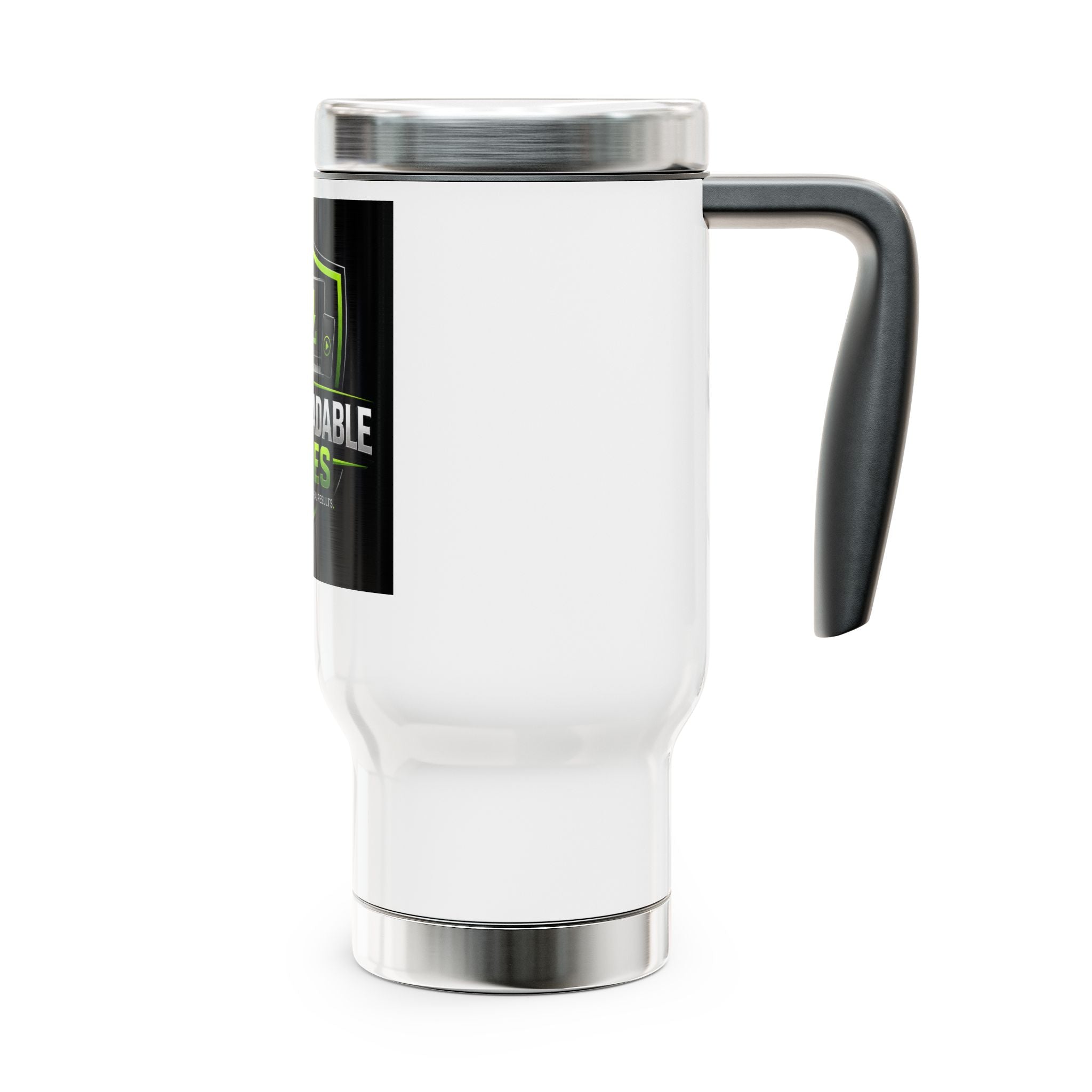 Travel Mug — "The Downloadable Series" Logo Stainless Steel 14oz