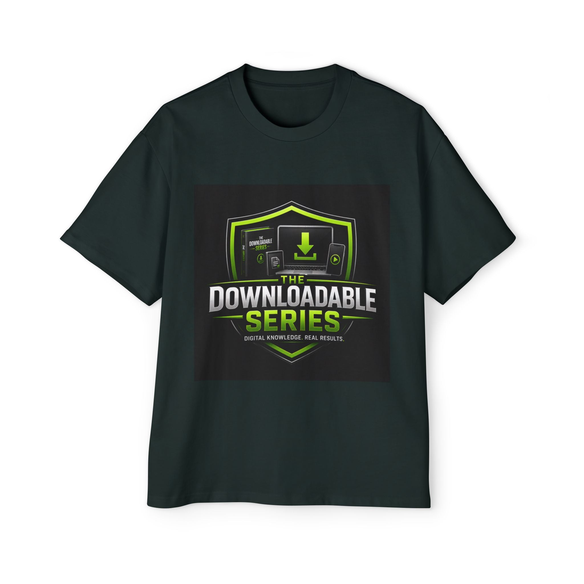 Downloadable Series Tee — Gaming Digital Content Graphic T‑Shirt