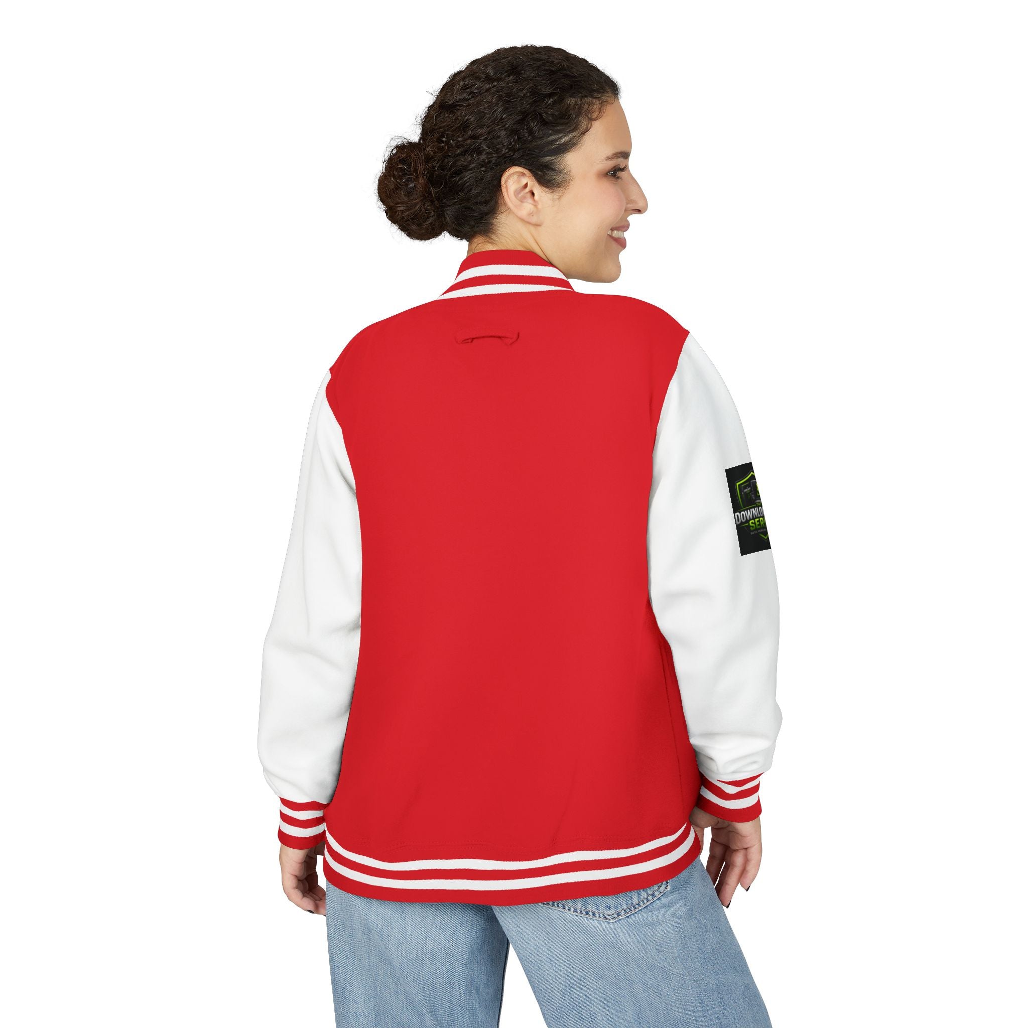 Letterman Jacket — Downrange Coffee Co. Badge Varsity Jacket
