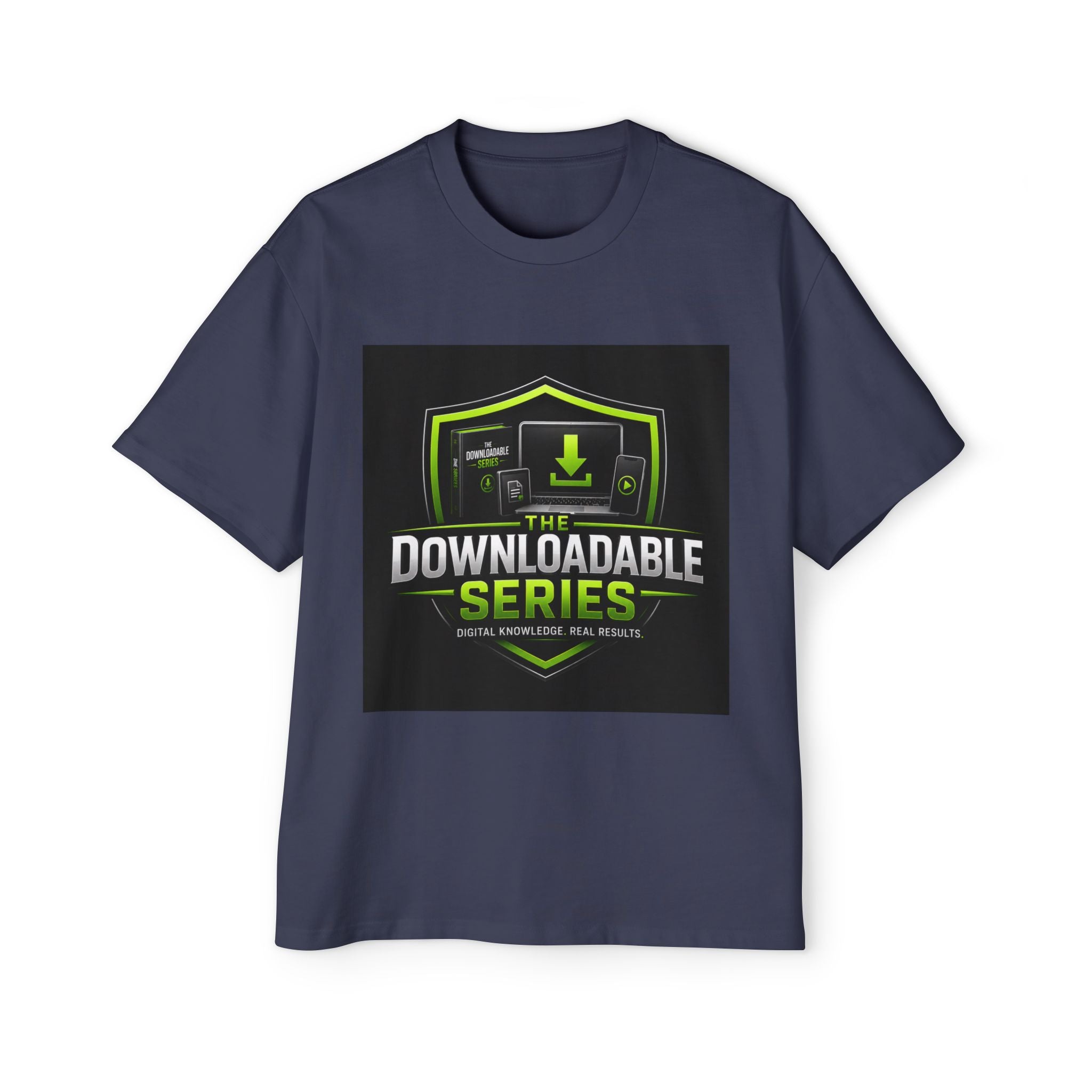 Downloadable Series Tee — Gaming Digital Content Graphic T‑Shirt