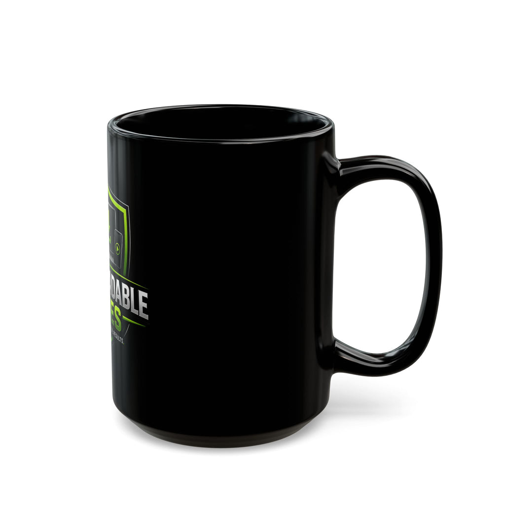 The Downloadable Series Black Mug — 11oz/15oz Coffee Cup