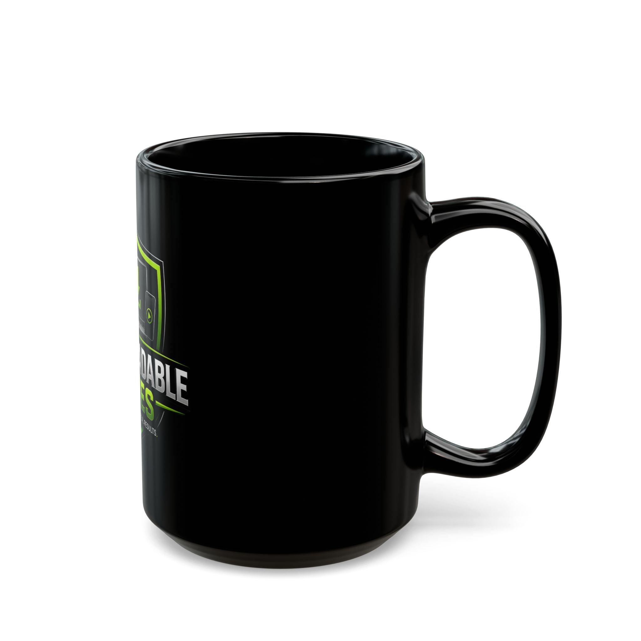 The Downloadable Series Black Mug — 11oz/15oz Coffee Cup